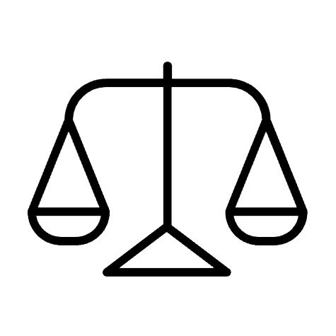 icon of a scale